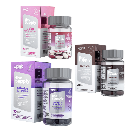 Kit Cuidados Completo WP: Cabelos, Pele e Intestino
